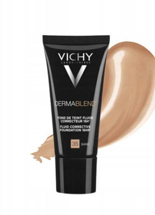 Коректор vichy dermablend fluid покривний відтінок 35 sand 30 мл