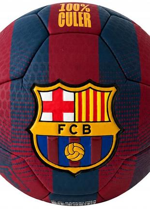 Футбольний м'яч fc barcelona розмір 5 для гри та тренувань для фаната клубу fcb