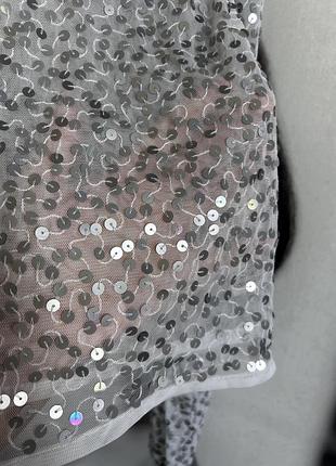 Топ asos пайетки з довгим рукавом 6