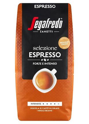 Зернова кава 1 кг segafredo selezione espresso mieszana 1000 г