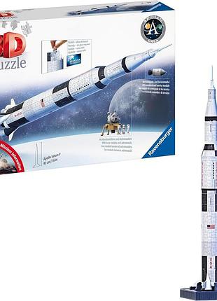 Ravensburger пазл 3d 11545 ракета apollo saturn v