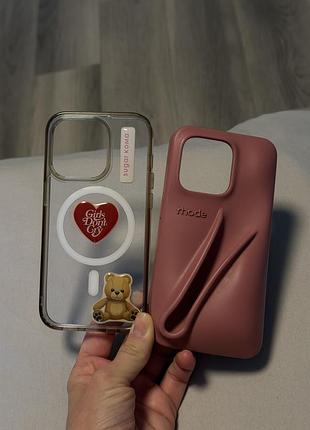Чохли rhobe для iphone 14 pro, 2 шт.