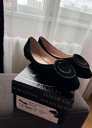 Балетки жіночі vitto rossi чорні