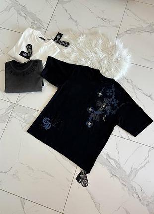 Футболка c*r*m* h*a*ts black blue  арт gl0007