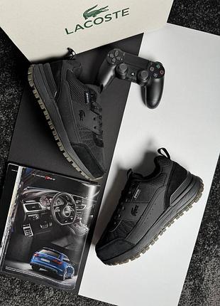 Чоловічі кросівки lacoste urban breaker gtx black