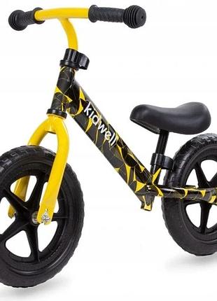 Біговий велосипед kidwell rebel yellow колеса 12"