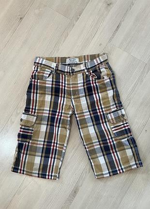 Шорти для хлопчиків в клітинку