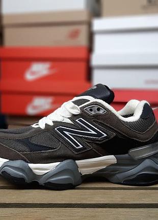 Жіночі кросівки new balance 9060 коричневі зимові
