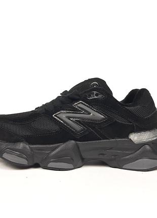 Жіночі кросівки new balance 9060 чорні зимові