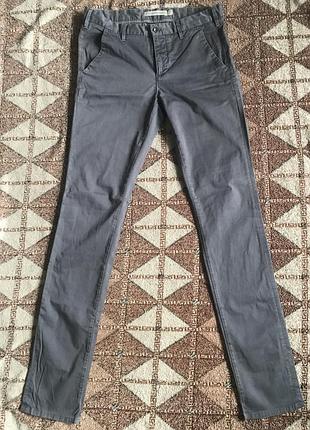 Чоловічі брюки calvin klein jeans темно-сірі, розмір w31/l34