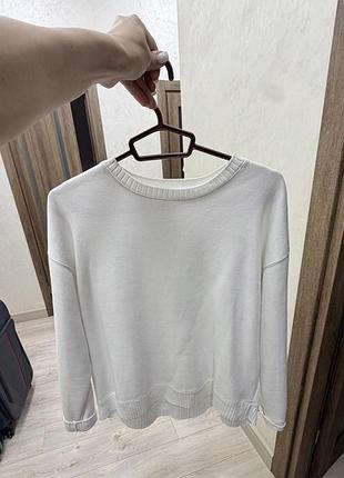 Світшот жіночий zara білий теплий c-m