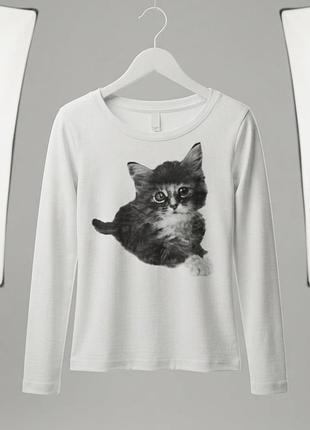 Реглан з котиком 9-10р