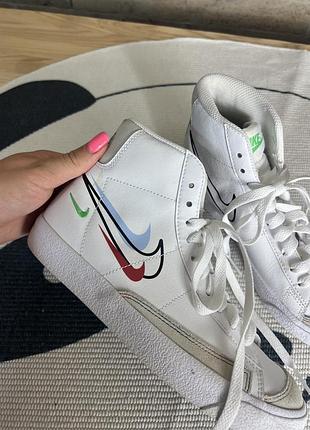 Шкіряні хайтопи nike 5