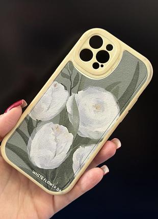 Чохол apple iphone 12 pro з квітковим принтом