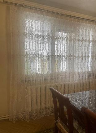 Тюль (гардини) з вишивкою