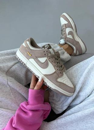 Кроссовки nike sb dunk low sail beige 2