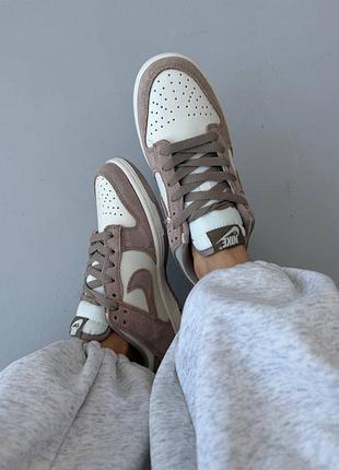 Кроссовки nike sb dunk low sail beige 6