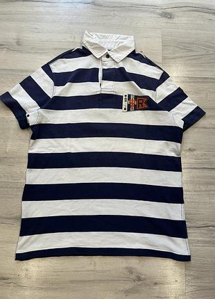 Поло футболка polo ralph lauren vintage big logo y2k