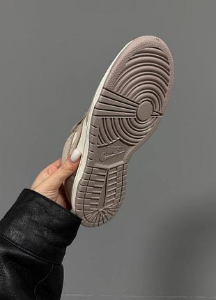 Кросівки nike sb dunk low sail beige 9