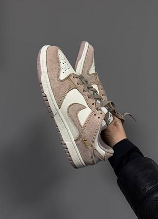 Кросівки nike sb dunk low sail beige 4