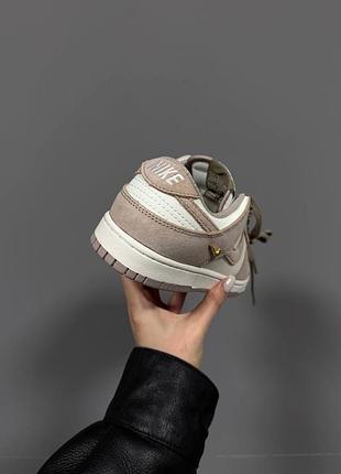 Кросівки nike sb dunk low sail beige 8