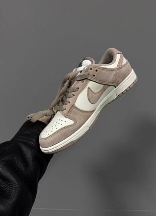 Кросівки nike sb dunk low sail beige 7