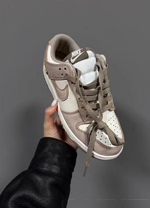 Кросівки nike sb dunk low sail beige 6