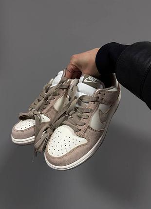 Кросівки nike sb dunk low sail beige 3