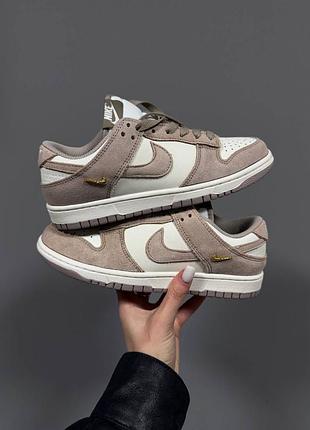 Кросівки nike sb dunk low sail beige 2