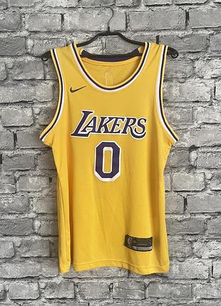 Баскетбольная майка нба лейкерс рассел вестбрук nba basketball jersey nike los angeles lakers russel westbrook футболка champion спортивная bryant y2k