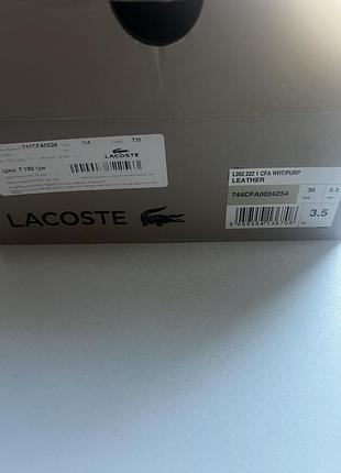 Оригінальні lacoste 8