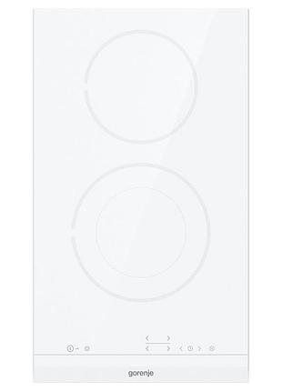 Варочная поверхность gorenje электрическая, 30см, домино, белый