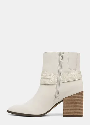 Кожаные ортопедические ботильоны vionic carnelia leather boot (water repellent) размер 40,5 2