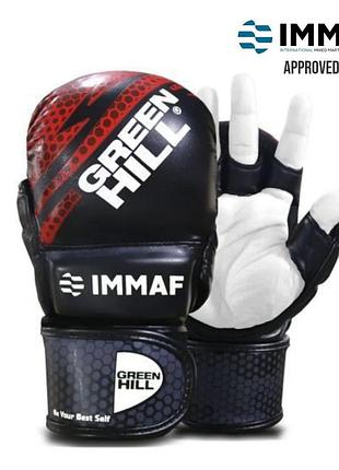 Рукавиці green hill immaf approved для мма