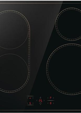Варочная поверхность gorenje индукционная, 60см, powerboost, touchcontrol, сочетание конфорок, черный