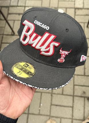 Кепка реперка хіп хоп chicago bulls розмір 58-59 см