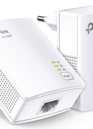 Адаптер powerline tp-link tl-pa7017kit 2pk av1000 1xge