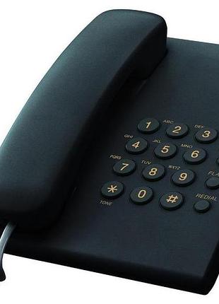 Дротовий телефон panasonic kx-ts2350uab black