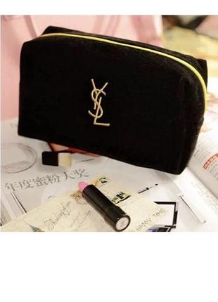 Косметичка жіноча yves saint laurent чорна