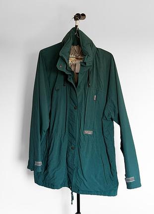Вінтажна куртка на мембрані vintage 90s wafo rainwear green women’s gore-tex jacket