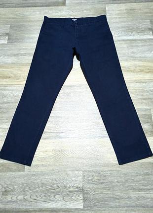 Мужские брендовые синие брюки carhartt wip , размер 34/30