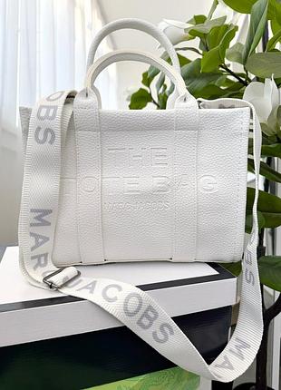 Брендова міська сумка шопер для жінки жіночий шопер marc jacobs шкіряна сумочка через плече для дівчини марк джейкоб