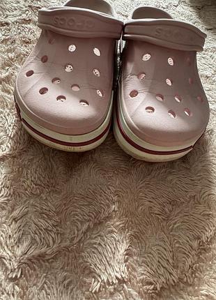 Сабо жіночі crocs рожеві