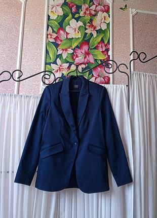 Красивий якісний синій піджак m&s collection.