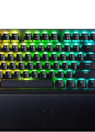 Клавиатура механическая razer huntsman v3 pro tkl 8khz, 84key, analog optical switch gen-2, usb-a, en, rgb, черный