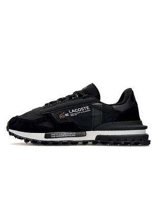 Чоловічі кросівки lacoste elite active m black white