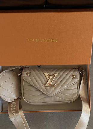 Городская женская сумочка луи витон кожаная сумка кросс боди louis vuitton для девушки брендовая сумка мини для женщины