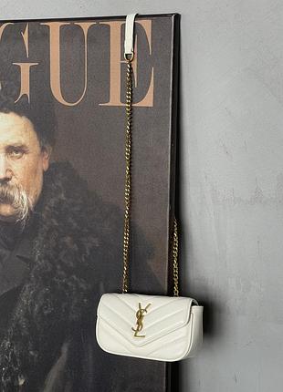 Брендова класична сумка ів сен лоран для жінки жіноча ділова сумка yves saint laurent шкіряний клатч через плече ysl
