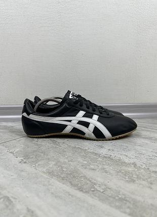 Onitsuka tiger tai chi black leather shoes mens кросівки кеди взуття