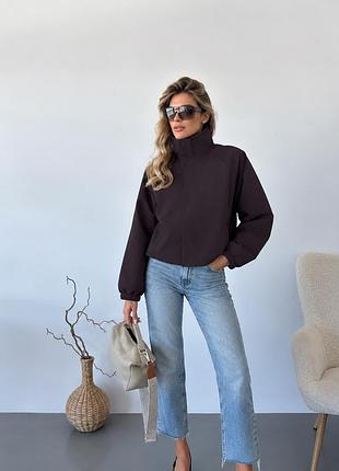 Красива коричнево сливова куртка бомбер вітрівка з високим коміром zara ✨✨✨✨✨✨✨✨✨✨✨✨